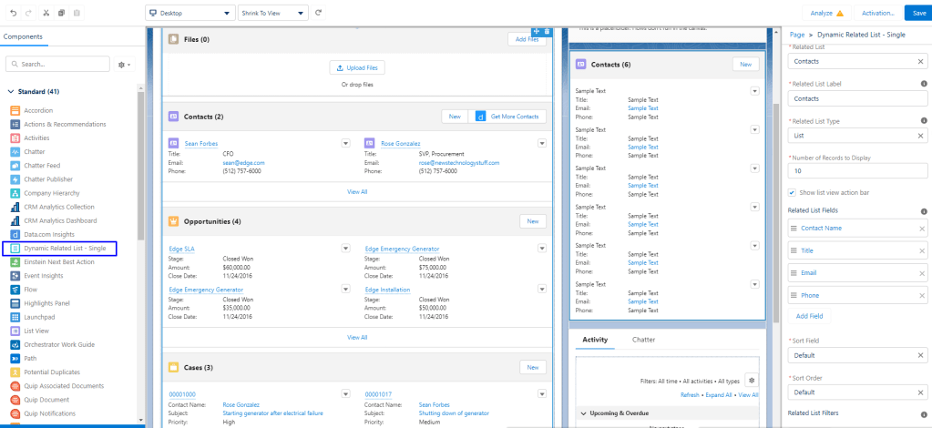 Customize and Filter Related Lists in the Lightning App Builder  Salesforce Summer ’22 Release Notes